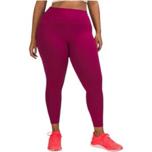 Lululemon Wunder Train High-Rise Tight 25" Pomegranate Womens Size 4